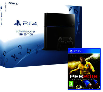 Sony PS4 1 TB & Pro Evolution Soccer 2016 Bundle